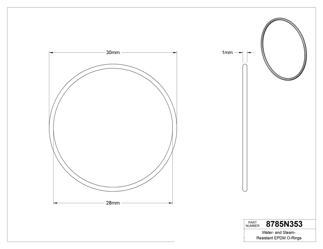 Technical drawing - 8785N353